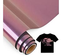 IModeur 5 Ft Rouleau Vinyle Thermocollant Or vers violet - 30,5 x 153 cm flex thermocollant pour Cricut Maker, Silhouette Cameo, vêtements, bonnets, pantalons, autres tissus