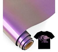 IModeur 5 Ft Rouleau Vinyle Thermocollant Vert vers violet - 30,5 x 153 cm flex thermocollant pour Cricut Maker, Silhouette Cameo, vêtements, bonnets, pantalons, autres tissus