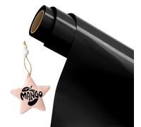 IModeur Film pour traceur en polyuréthane noir - 30,5 x 300 cm - Film flexible traceur textile noir pour Silhouette Cameo, Film textile pour vêtements, chapeaux, pantalons, autres tissus