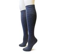iMongol Chaussettes hautes décontractées en cachemire pur pour homme et femme, orteils lisses et talon par couture à la main, 37-42, gris foncé, UK 4.5-9