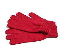 iMongol - Gants en cachemire pur pour femme - Gants à doigts complets - Laine chaude -FBA, Rouge, M