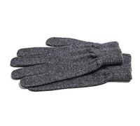 iMongol Gants mitaines 100% pur cachemire pour femme femmes dames hommes à doigts complets, fabriqués en Mongolie intérieure, gris foncé, M