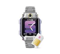 imoo Kids Watch X10 Montre connectée pour enfants, GPS et fonction téléphone, protection des données et application parentale, longue durée de vie de la batterie, SOS, étanche, carte SIM Telekom, bon