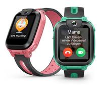 imoo Z1 Montre Connectée Enfant GPS 4G pour Garçon Fille avec Carte SIM Appel Vidéo SOS Caméra HD 760mAh Batterie Étanche IP68 Vert