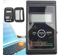 IMOSEI Testeur électrostatique professionnel 0-50 kV, compteur statique portable, avec écran LCD, réinitialisation et mesure précise, compteur de champ électrostatique portable