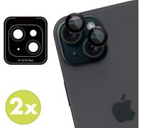 imoshion 2 Pack Camera lens protector voor de Apple iPhone 15 / 15 Plus - Black