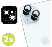 imoshion 2 Pack Camera lens protector voor de Apple iPhone 15 / 15 Plus - Blue