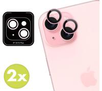 imoshion 2 Pack Camera lens protector voor de Apple iPhone 15 / 15 Plus - Pink