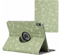 imoshion 360° Draaibare Design Bookcase voor de Apple iPad 11 (2025) 11 inch A16 / iPad 10 (2022) 10.9 inch - Green Flowers
