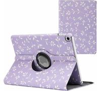 imoshion 360° Draaibare Design Bookcase voor de Apple iPad 9 (2021) 10.2 inch / iPad 8 (2020) 10.2 inch / iPad 7 (2019) 10.2 inch - Laverder Flowers