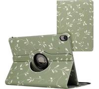 imoshion Coque tablette Design rotatif à 360° pour Apple iPad Air 5 (2022) / Air 4 (2020) - Green Flowers