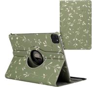 imoshion 360° Draaibare Design Bookcase voor de Apple iPad Pro 11 (2022 / 2021 / 2020 / 2018) - Green Flowers