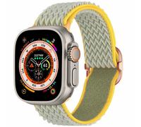 imoshion Bande élastique en nylon pour Apple Watch Series 1 á 11 / SE / Ultra (44/45/46/49 mm) - ?Vert clair