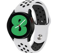 imoshion Bandeau sportif en silicone - Connecteur universel 20 mm - Blanc / Noir