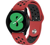 imoshion Bandeau sportif en silicone - Connecteur universel 20 mm - Rouge / Noir