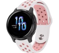 imoshion Bandeau sportif en silicone - Connecteur universel 22 mm - Blanc/Rose