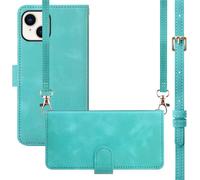 imoshion Bibliothèque avec cordon pour iPhone 15 - Turquoise