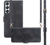 imoshion Etui de téléphone portefeuille avec cordon pour Samsung Galaxy S22 - Noir