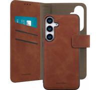 imoshion Bibliothèque de luxe amovible 2-en-1 pour le Samsung Galaxy S25 Plus - Marron