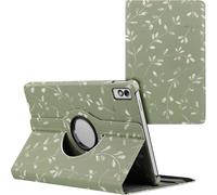 imoshion Bibliothèque design pivotante à 360° pour la Lenovo Tab M10 5G - Fleurs vertes