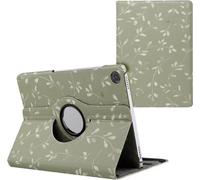 imoshion Bibliothèque design pivotante à 360° pour Samsung Galaxy Tab A9 Plus - Fleurs vertes