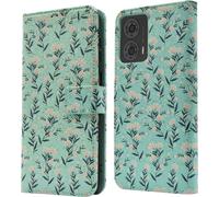 imoshion Bibliothèque design pour le Motorola Moto G24 Power - Fleurs bleues