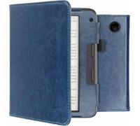imoshion Bibliothèque en cuir végétal pour le Tolino Vision 6 - Bleu foncé