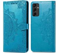 imoshion Etui de télephone Mandala pour Samsung Galaxy A14 (5G/4G) - Turquoise