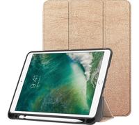 imoshion Bibliothèque pliante pour Apple iPad 6 (2018) 9,7 pouces / iPad 5 (2017) 9,7 pouces / Air 2 (2014)/Air 1 (2013) - Rosé Goud