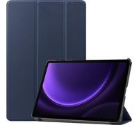 imoshion Bibliothèque pliante pour Samsung Galaxy Tab S9 11.0 pouces / Tab S10 FE / S9 FE 10.9 pouces - Bleu foncé