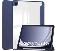 imoshion Bibliothèque rigide trifold pour la Samsung Galaxy Tab A9 Plus - Bleu foncé