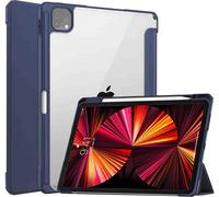 imoshion Bibliothèque rigide trifold pour l'Apple iPad Pro 11 (2022 / 2021 / 2020 / 2018) - Bleu foncé