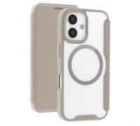Bookcase transparente avec MagSafe pour iPhone 16 - Beige