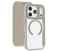 imoshion Bookcase transparente avec MagSafe pour Apple iPhone 17 Pro Max - Beige
