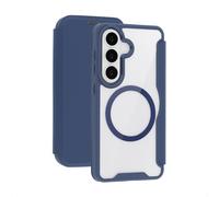 imoshion Bookcase transparente avec MagSafe pour Samsung Galaxy S26 - Bleu