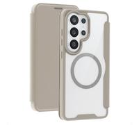 imoshion Bookcase transparente avec MagSafe pour Samsung Galaxy S26 Ultra - Beige