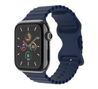 imoshion Bracelet Athletic en silicone pour Apple Watch Series 1 t/m 9 / SE (38/40/41 mm) | Series 10 / 11 (42 mm) - Bleu foncé