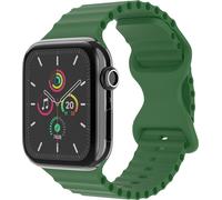 imoshion Bracelet athlétique en silicone pour l'Apple Watch Series 1 à 10 / SE / Ultra (2) (44/45/46/49 mm) - Vert foncé