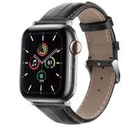 imoshion Bracelet cuir crocodile pour Apple Watch | 38/40/41/42 mm - Noir