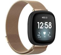 imoshion Milanais Watch bracelet pour le Fitbit Versa 4 / 3 / Sense (2) - Rose Champagne