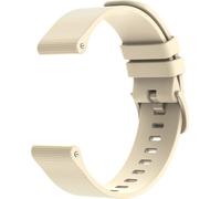 imoshion Bracelet de sport en silicone avec boucle - Connecteur universel 22 mm - Beige