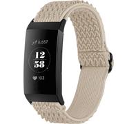 imoshion Bracelet élastique en nylon pour le Fitbit Charge 3 / 4 - Beige