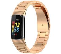 imoshion Bracelet en acier pour Fitbit Charge 5 - Rose Doré