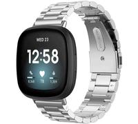 imoshion Bracelet en acier pour Fitbit Versa 4 / 3 / Sense (2) - Argent