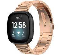 imoshion Bracelet en acier pour Fitbit Versa 4 / 3 / Sense (2) - Rose Doré