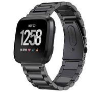imoshion Bracelet en acier pour Fitbit Versa / Versa 2 / Versa Lite - Noir