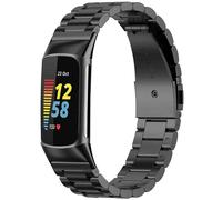 iMoshion iMoshion Bracelet en acier Fitbit Charge 5 / Charge 6 Noir