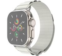 imoshion imoshion Bracelet en nylon Alpine Watch Series 1 t/m 11 / SE / Ultra (44/45/46/49 mm) Blanc Blanc