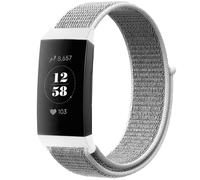 imoshion Bracelet en nylon pour le Fitbit Charge 3 / 4 - Gris clair