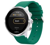 Bracelet Suunto 9 Baro,Suunto 9,Suunto 7,Sony Smartwatch 2 imoshion Bracelet en silicone avec boucle argentée sans aide à l'installation Vert G
